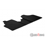 Original Gledring Passform Fußmatten Gummimatten 3 Tlg.+Fixing - Fiat Scudo/PEUGEOT Expert/CITROEN Jumpy 2007->/FOR CARGO ONLY